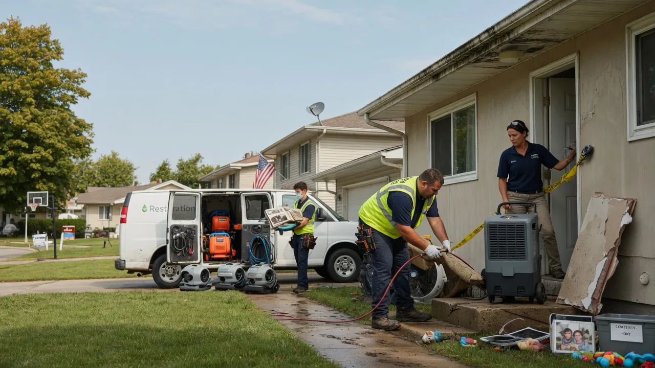Water Damage Restoration in Vandalia, MI near me